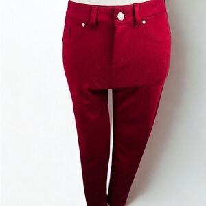 🩵 6/$15 Women's Red Skinny Pants Size S